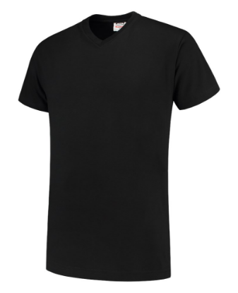 Afbeeldingen van TRICORP T-shirt V-hals 101007 zwart 3XL