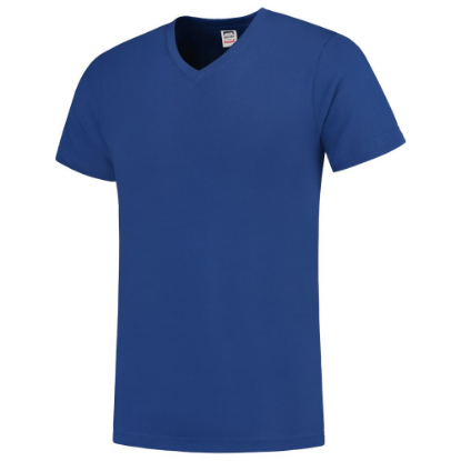 Afbeeldingen van TRICORP T-shirt V-hals Slim-Fit 101005 royal blauw 4XL