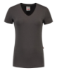 Afbeeldingen van TRICORP T-shirt V-hals Slim-Fit dames 101008 donkergrijs 5XL