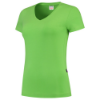 Afbeeldingen van TRICORP T-shirt V-hals Slim-Fit dames 101008 limoen S