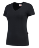Afbeeldingen van TRICORP T-shirt V-hals Slim-Fit dames 101008 navy S