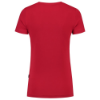 Afbeeldingen van TRICORP T-shirt V-hals Slim-Fit dames 101008 rood S