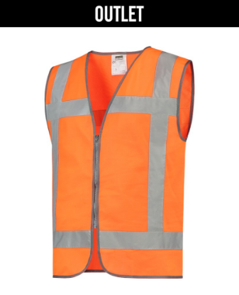 Afbeeldingen van TRICORP Veiligheidsvest RWS met rits 453009 fluor oranje 2XL