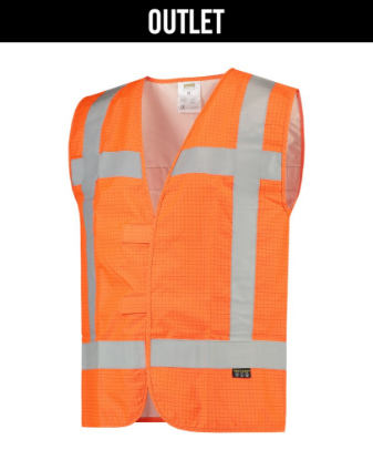 Afbeeldingen van TRICORP Veiligheidsvest RWS vlamvertragend antistatisch 453008 fluor geel 4XL