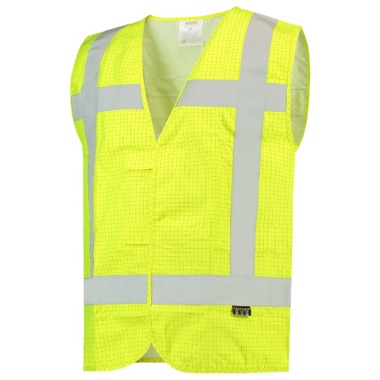 Afbeeldingen van TRICORP Veiligheidsvest RWS vlamvertragend antistatisch 453018 fluor geel 3XL-4XL