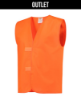 Afbeeldingen van TRICORP Veiligheidsvest zonder strepen 453002 fluor oranje 2XL