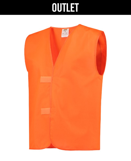 Afbeeldingen van TRICORP Veiligheidsvest zonder strepen 453002 fluor oranje 2XL