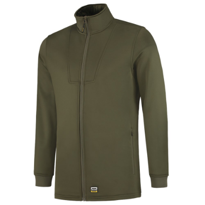 Afbeeldingen van TRICORP Vest fleece Interlock 302010 army XS