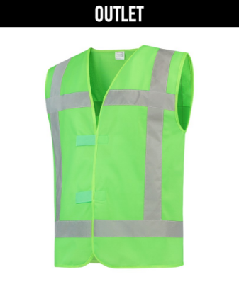 Afbeeldingen van TRICORP Vest reflectie 453004 fluor limoen M