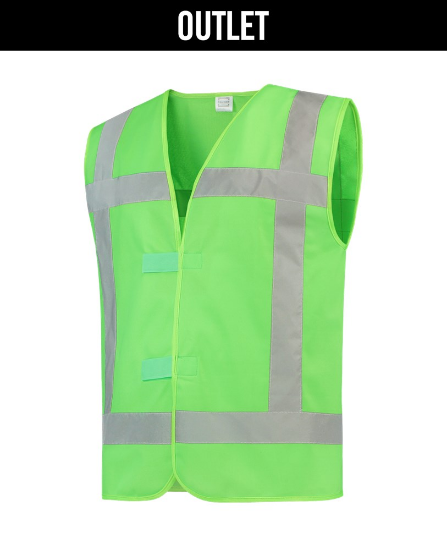 Afbeeldingen van TRICORP Vest reflectie 453004 fluor limoen 4XL