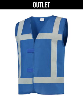 Afbeeldingen van TRICORP Vest reflectie 453004 fluor royal blauw 4XL