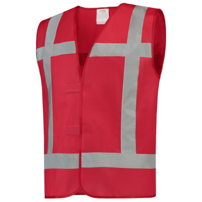 Afbeeldingen van TRICORP Vest reflectie 453014 fluor rood 5XL