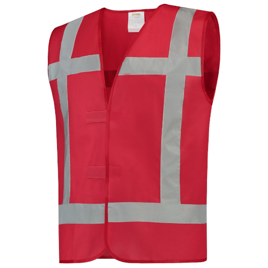 Afbeeldingen van TRICORP Vest reflectie 453014 fluor rood XS-S