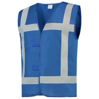 Afbeeldingen van TRICORP Vest reflectie 453014 fluor royal blauw M-L