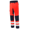 Afbeeldingen van TRICORP Werkbroek High Vis bi-colour 503011 fluor rood/inkt 66