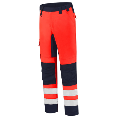 Afbeeldingen van TRICORP Werkbroek High Vis bi-colour 503011 fluor rood/inkt 64