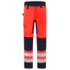 Afbeeldingen van TRICORP Werkbroek High Vis bi-colour 503011 fluor rood/inkt 66
