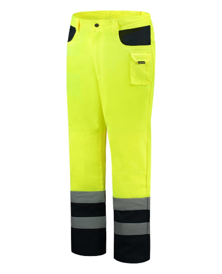 Afbeeldingen van TRICORP Werkbroek ISO20471 bi-colour 503002 fluor geel/navy 64