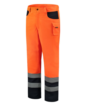 Afbeeldingen van TRICORP Werkbroek ISO20471 bi-colour 503002 fluor oranje/navy 58