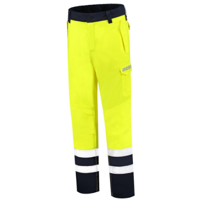 Afbeeldingen van TRICORP Werkbroek Multinorm bi-colour 503004 fluor geel/inkt 44