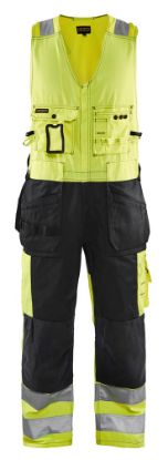 Afbeeldingen van BLÅKLÄDER Amerikaanse overall 2653 High Vis geel/zwart C44