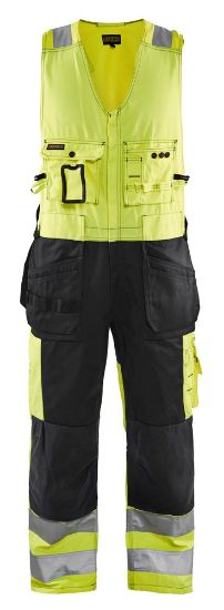 Afbeeldingen van BLÅKLÄDER Amerikaanse overall 2653 High Vis geel/zwart C44