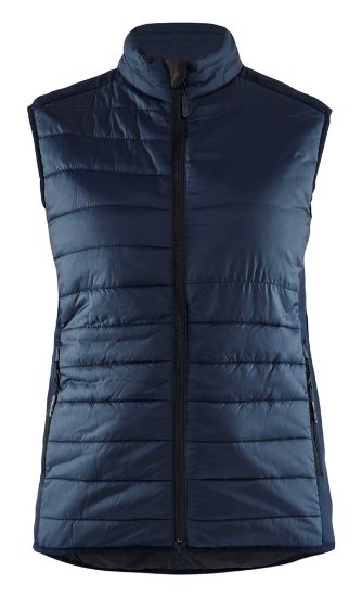 Afbeeldingen van BLÅKLÄDER Bodywarmer gevoerd dames 3864 donker marineblauw M