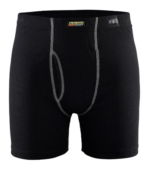 Afbeeldingen van BLÅKLÄDER Boxershort vlamvertragend 1828 zwart XS