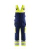Afbeeldingen van BLÅKLÄDER Bretelbroek 2603 High Vis geel/marineblauw C64