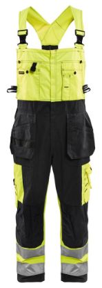 Afbeeldingen van BLÅKLÄDER Bretelbroek 2603 High Vis geel/zwart C46