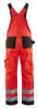 Afbeeldingen van BLÅKLÄDER Bretelbroek 2660 High Vis rood/zwart C160
