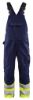 Afbeeldingen van BLÅKLÄDER Bretelbroek 2662 marineblauw/High Vis geel D124
