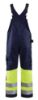 Afbeeldingen van BLÅKLÄDER Bretelbroek 2662 marineblauw/High Vis geel D124