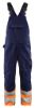 Afbeeldingen van BLÅKLÄDER Bretelbroek 2662 marineblauw/High Vis oranje C56