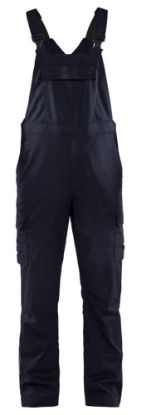 Afbeeldingen van BLÅKLÄDER Bretelbroek industrie met stretch 2666 donker marineblauw C50