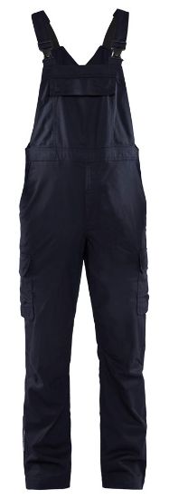Afbeeldingen van BLÅKLÄDER Bretelbroek industrie met stretch 2666 donker marineblauw C46