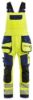 Afbeeldingen van BLÅKLÄDER Bretelbroek met 4-weg stretch 2626 High Vis geel/marineblauw C44