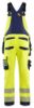 Afbeeldingen van BLÅKLÄDER Bretelbroek met 4-weg stretch 2626 High Vis geel/marineblauw C44