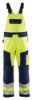 Afbeeldingen van BLÅKLÄDER Bretelbroek zonder spijkerzakken 2660 High Vis geel/marineblauw C158