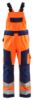Afbeeldingen van BLÅKLÄDER Bretelbroek zonder spijkerzakken 2660 High Vis oranje/marineblauw C150
