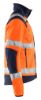 Afbeeldingen van BLÅKLÄDER Fleecejack winddicht 4888 High Vis oranje/marineblauw XS