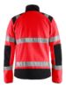 Afbeeldingen van BLÅKLÄDER Fleecejack winddicht 4888 High Vis rood/zwart M