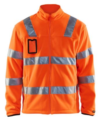 Afbeeldingen van BLÅKLÄDER Fleecejas 4833 High Vis oranje 2XL
