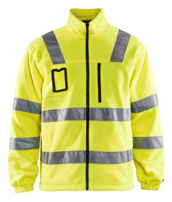 Afbeeldingen van BLÅKLÄDER Fleecejas 4853 High Vis geel 4XL