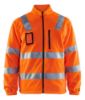 Afbeeldingen van BLÅKLÄDER Fleecejas 4853 High Vis oranje 2XL