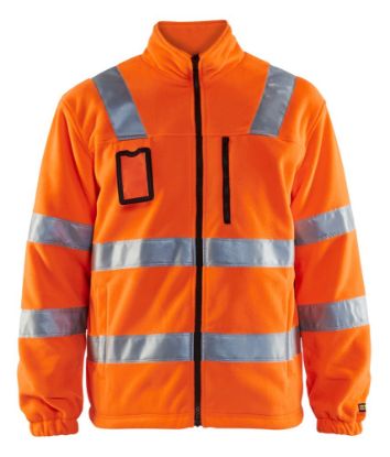 Afbeeldingen van BLÅKLÄDER Fleecejas 4853 High Vis oranje 3XL