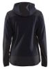 Afbeeldingen van BLÅKLÄDER Gebreid jack dames met softshell 5941 donker marineblauw/zwart 2XL