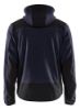 Afbeeldingen van BLÅKLÄDER Gebreid jack met softshell 5940 donker marineblauw/zwart L