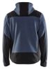 Afbeeldingen van BLÅKLÄDER Gebreid jack met softshell 5940 gevoelloos blauw/donkerblauw S