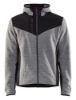 Afbeeldingen van BLÅKLÄDER Gebreid jack met softshell 5940 grijs mêlee/zwart S
